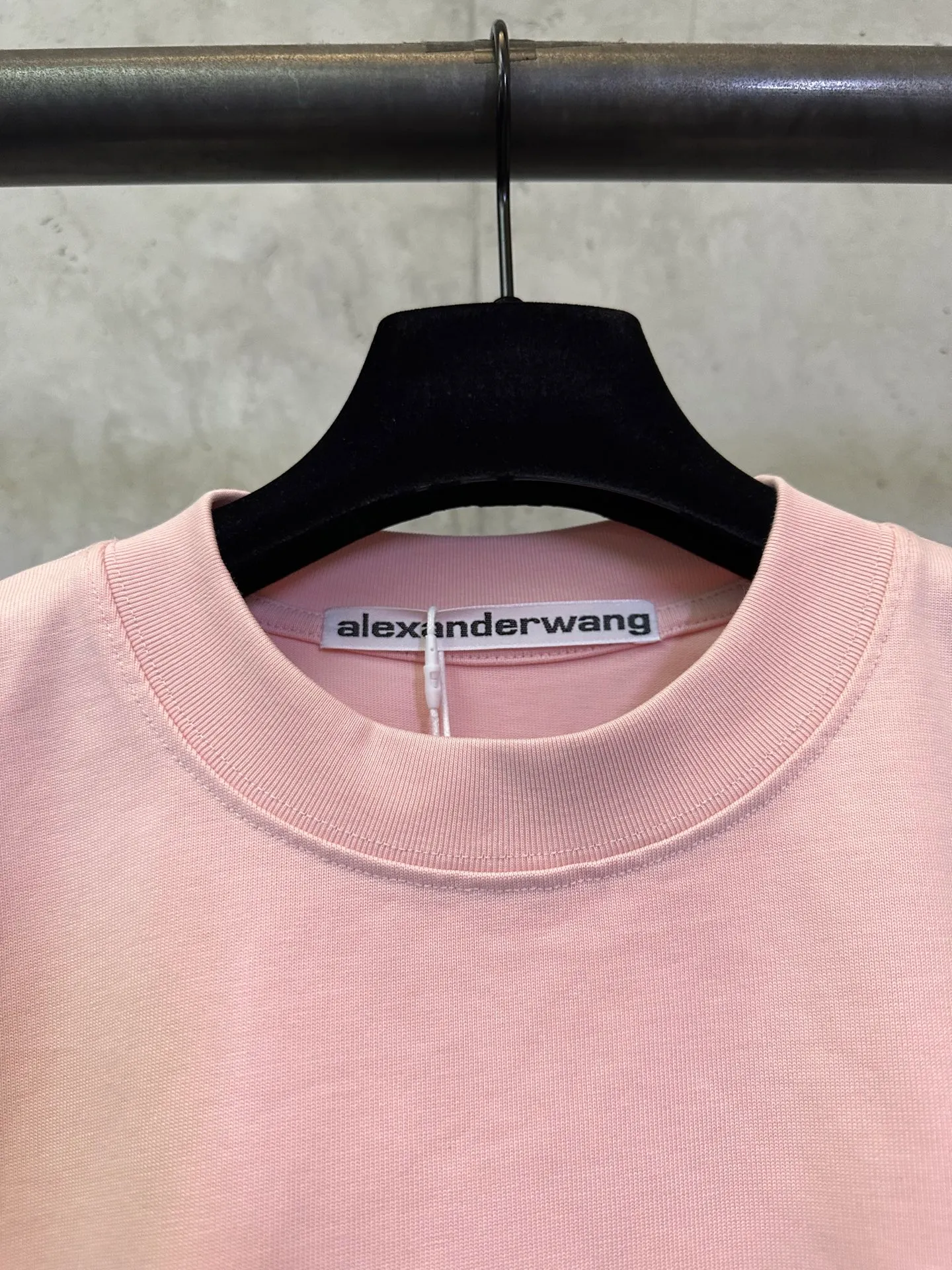 ￼ 140- New Arrival g Alexander wang 26ss logo T : 2*2 g Color Change Same Style Color: White Black Gray Size: XS S M L XL